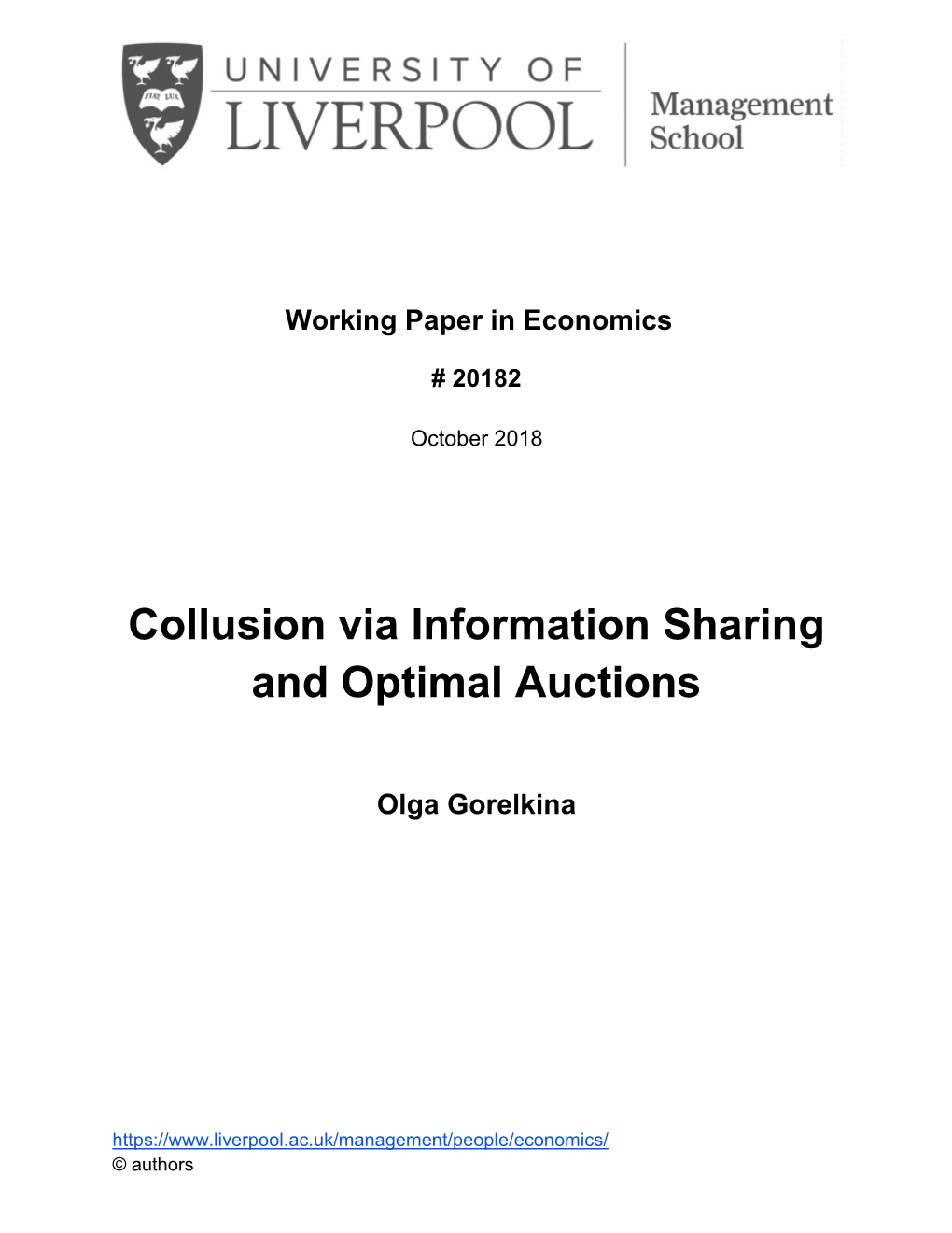 Collusion Via Information Sharing and Optimal Auctions