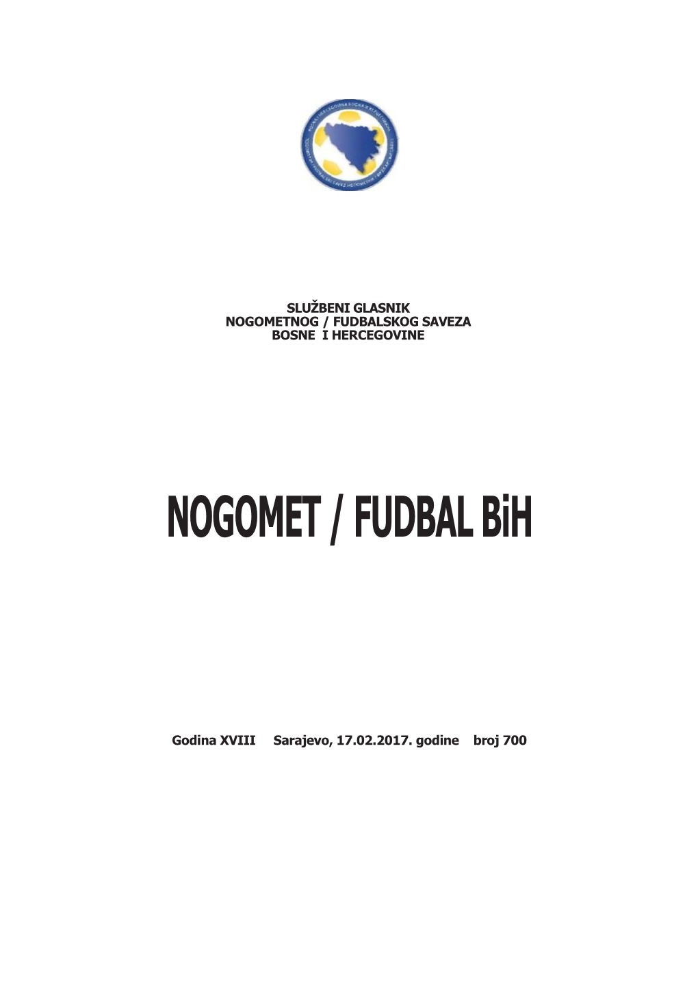 NOGOMET / FUDBAL Bih