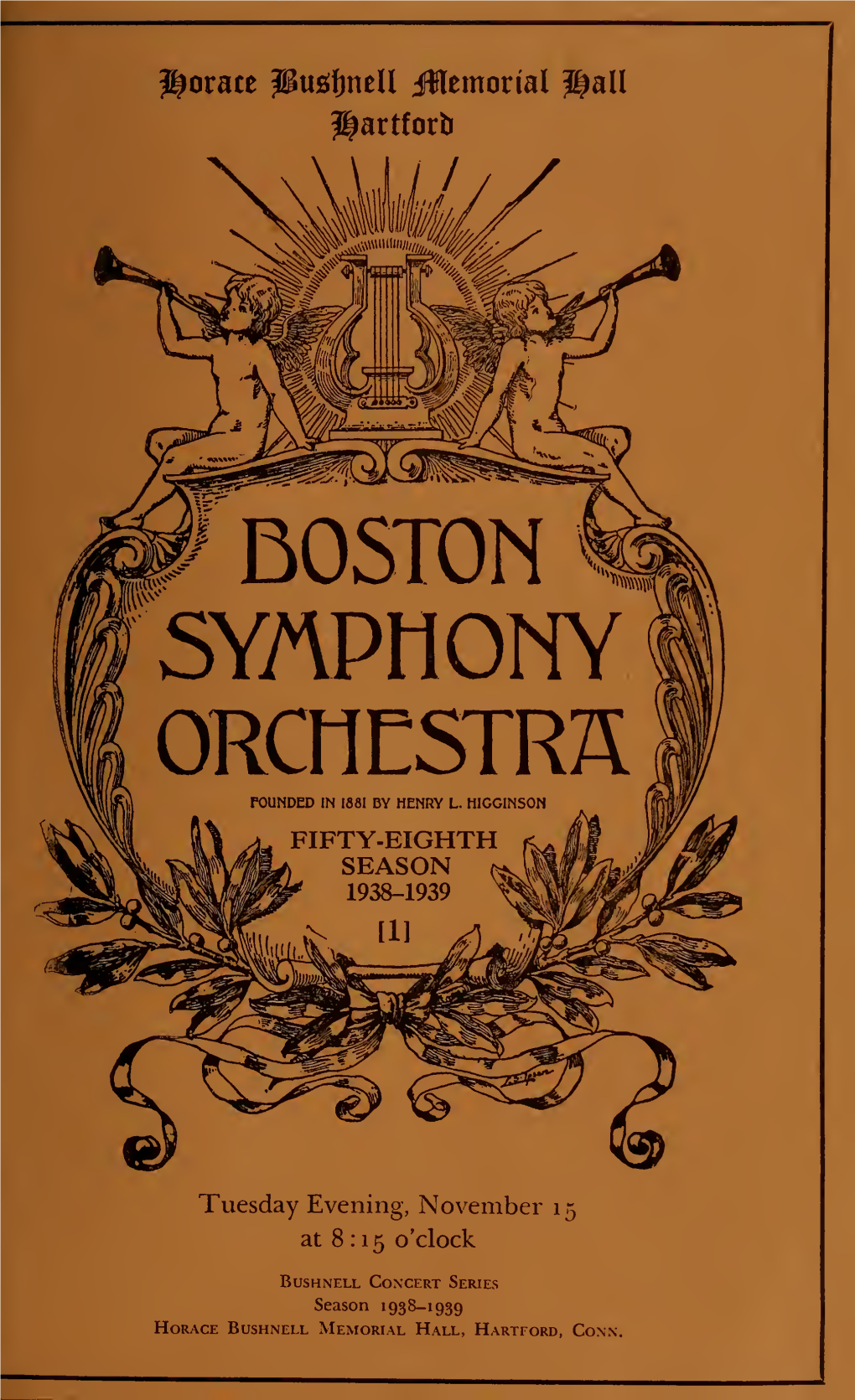 Boston Symphony Orchestra Concert Programs, Season 58,1938-1939, Trip