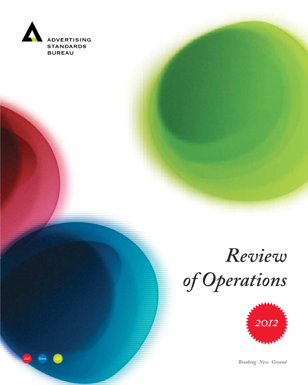 Review of Operations 2012 Breaking