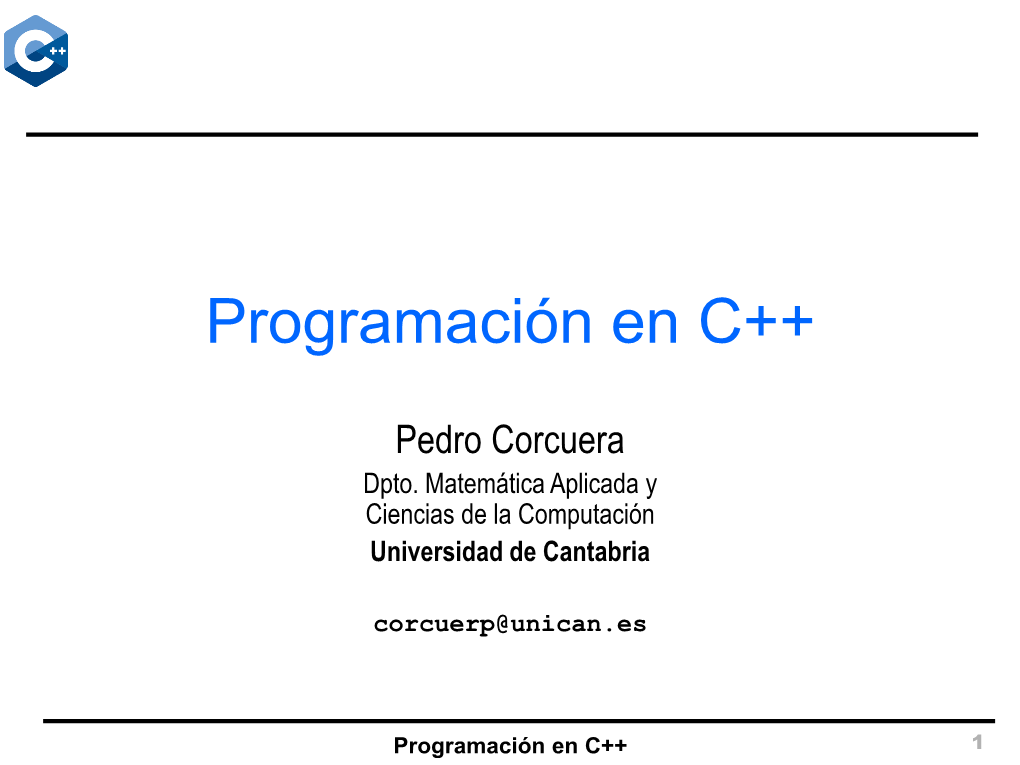 Programación En C++