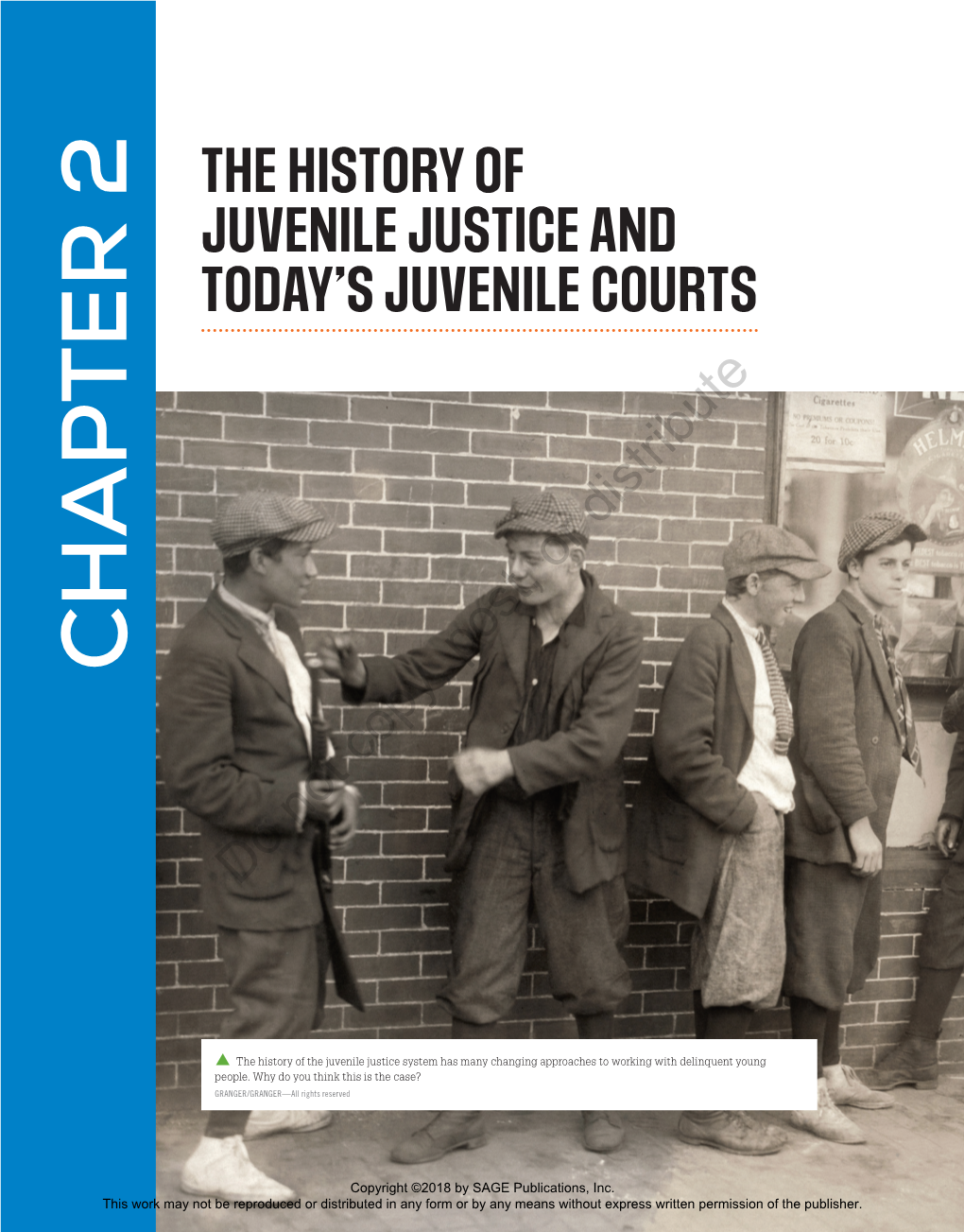 Chapter 2: the History of Juvenile Justice and Today's Juvenile Courts