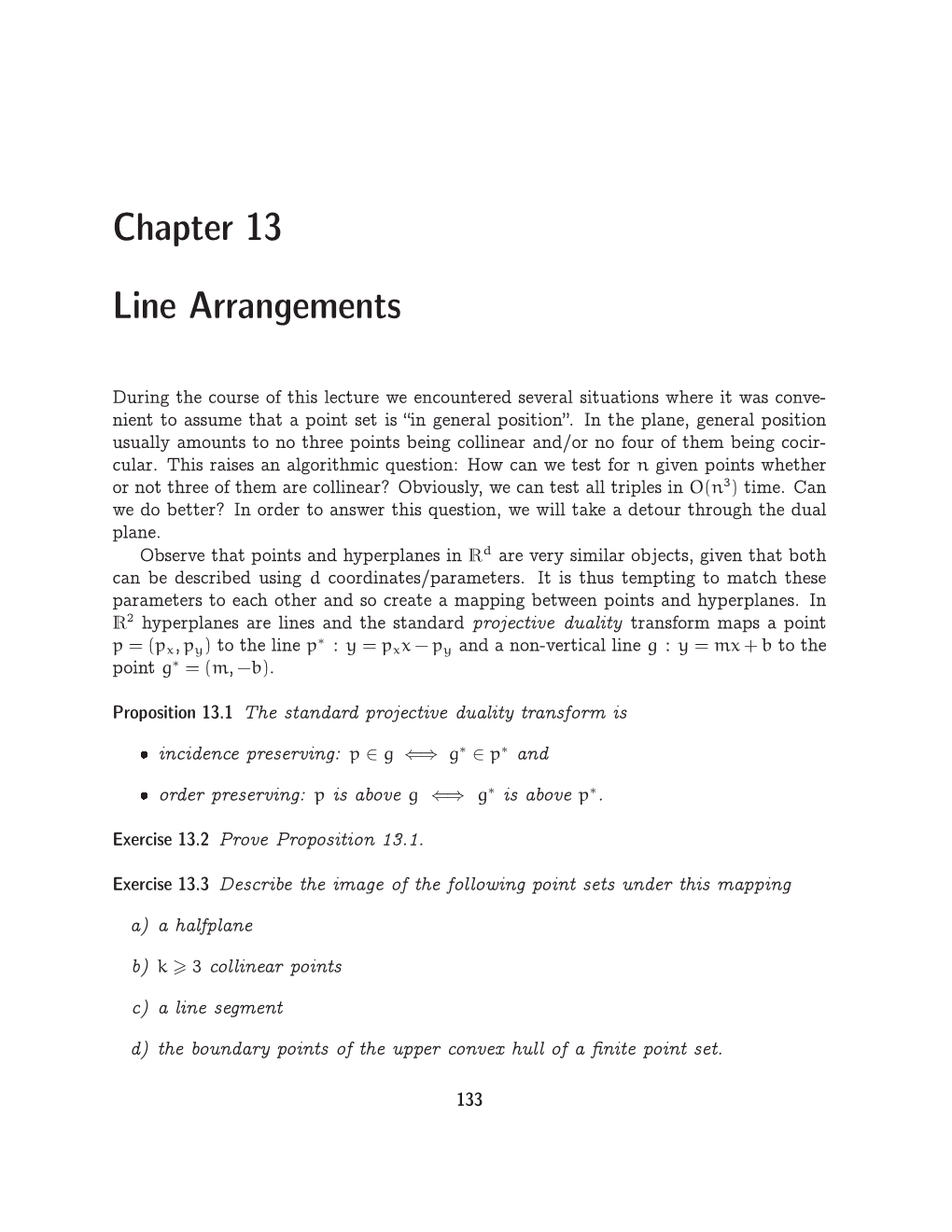 Chapter 13 Line Arrangements