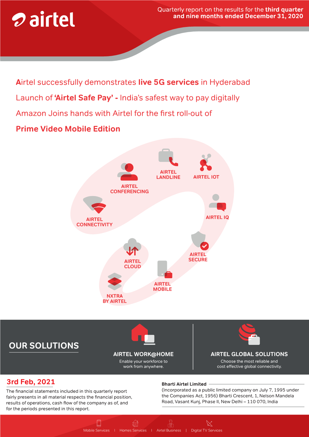 Quarterly IR Pack Bharti Airtel Consolidated