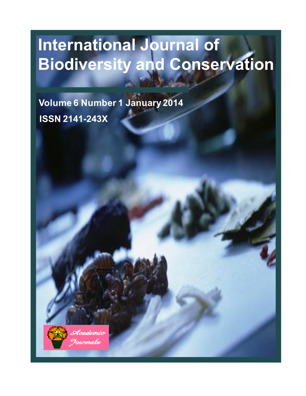 International Journal of Biodiversity and Conservation