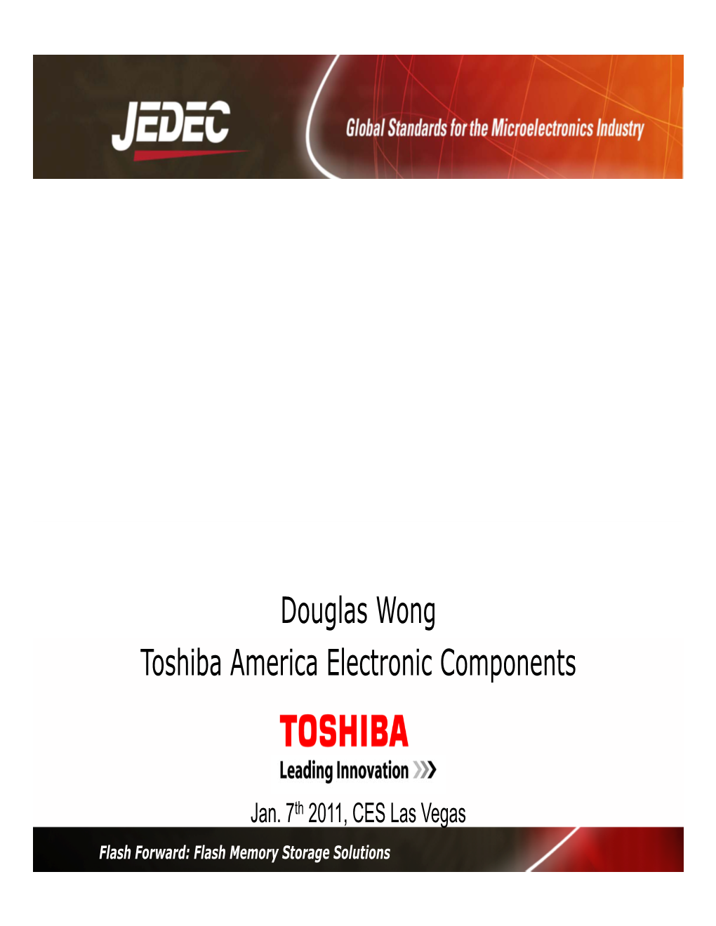 Douglas Wong Toshiba America Electronic Components