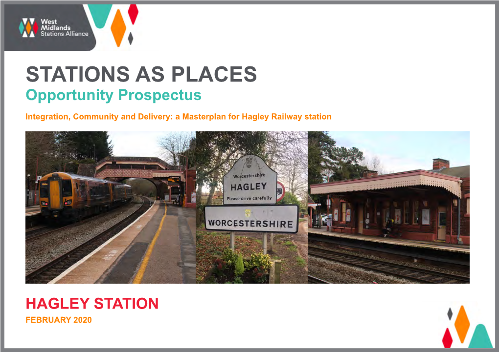STATIONS AS PLACES Opportunity Prospectus