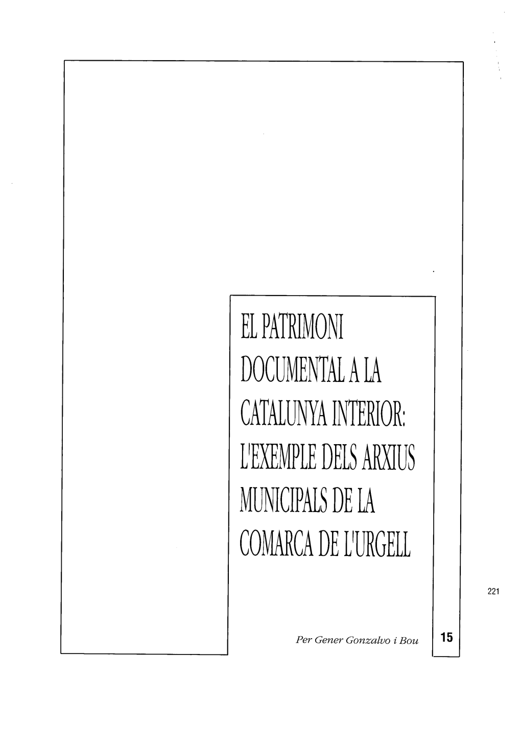 Arxiu~ Municipal~ De La Comarca De L'urgell
