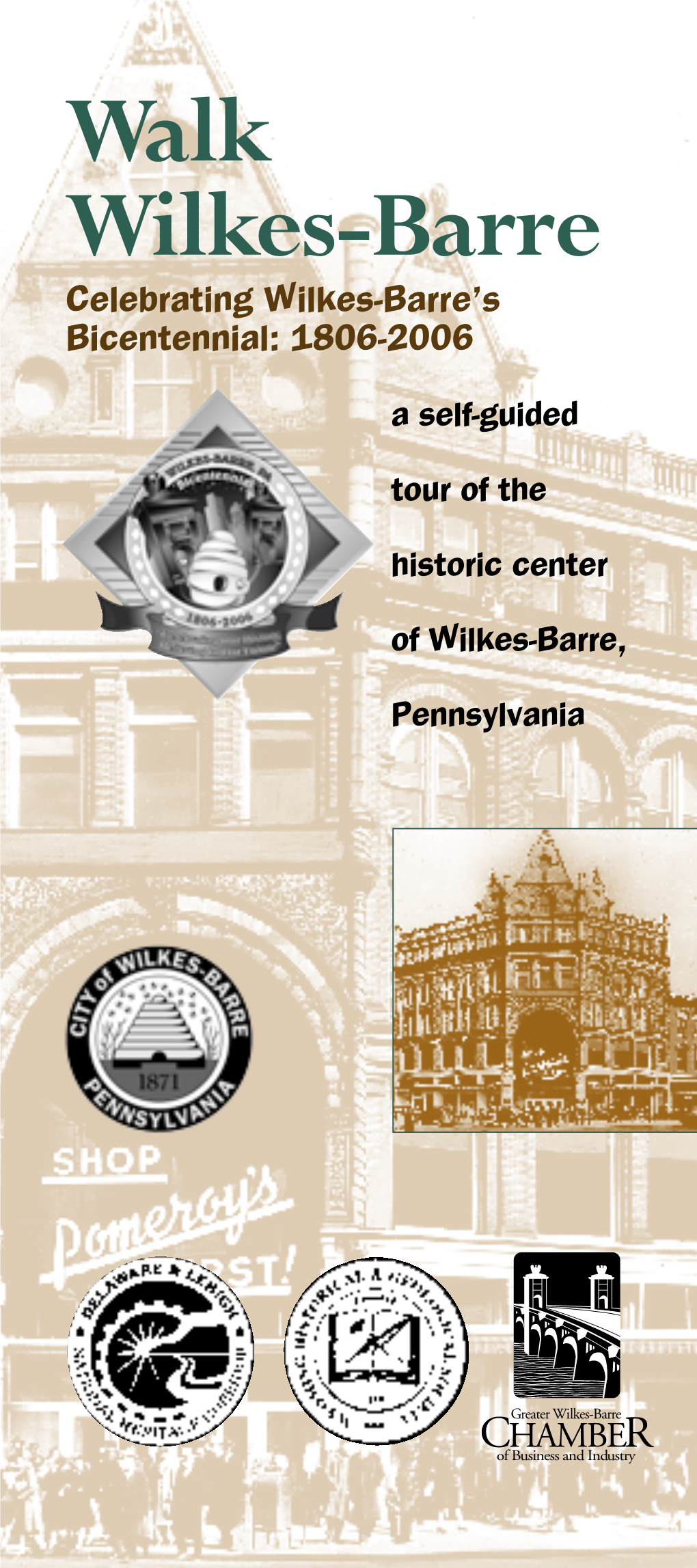 “Walk Wilkes-Barre” Historic Walking Tour Brochure