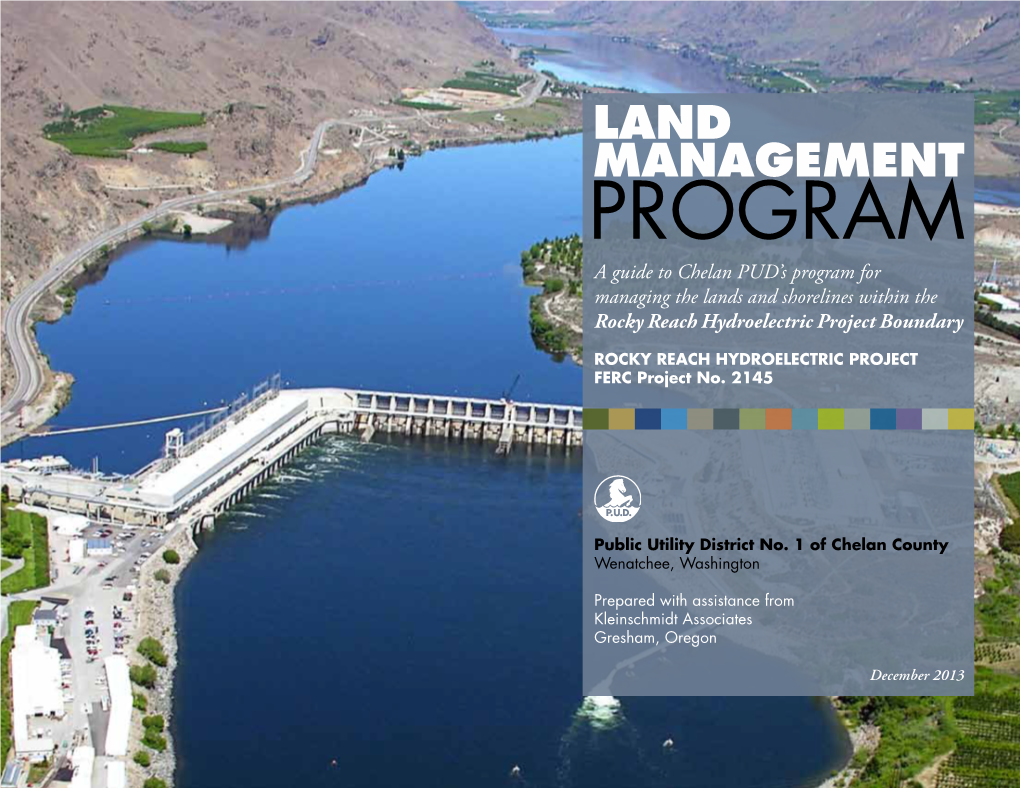 A Guide to Chelan PUD's Program for Managing the Lands and Shorelines