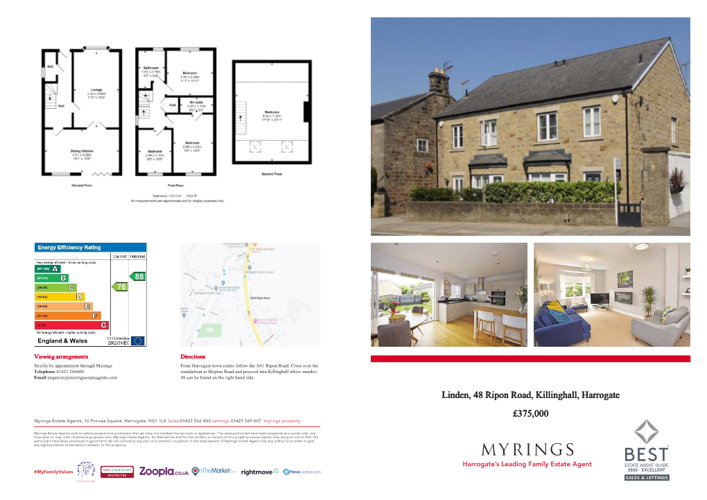 Linden, 48 Ripon Road, Killinghall, Harrogate £375,000