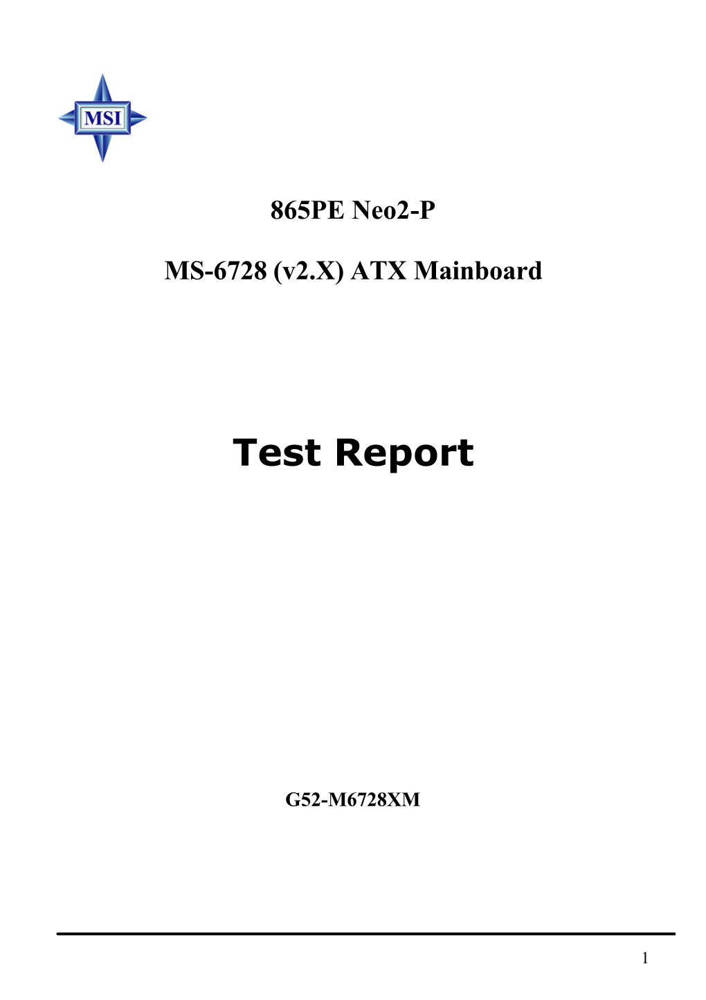 6728V2.1 Test Report