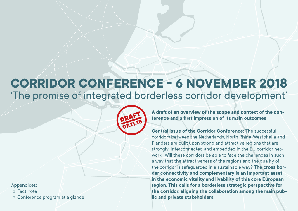 The Successful Corridors Between the Netherlands, North Rhine