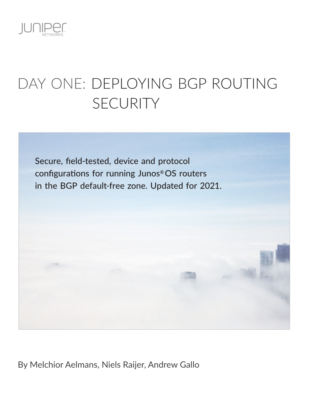 Day One: Deploying BGP Routing Security
