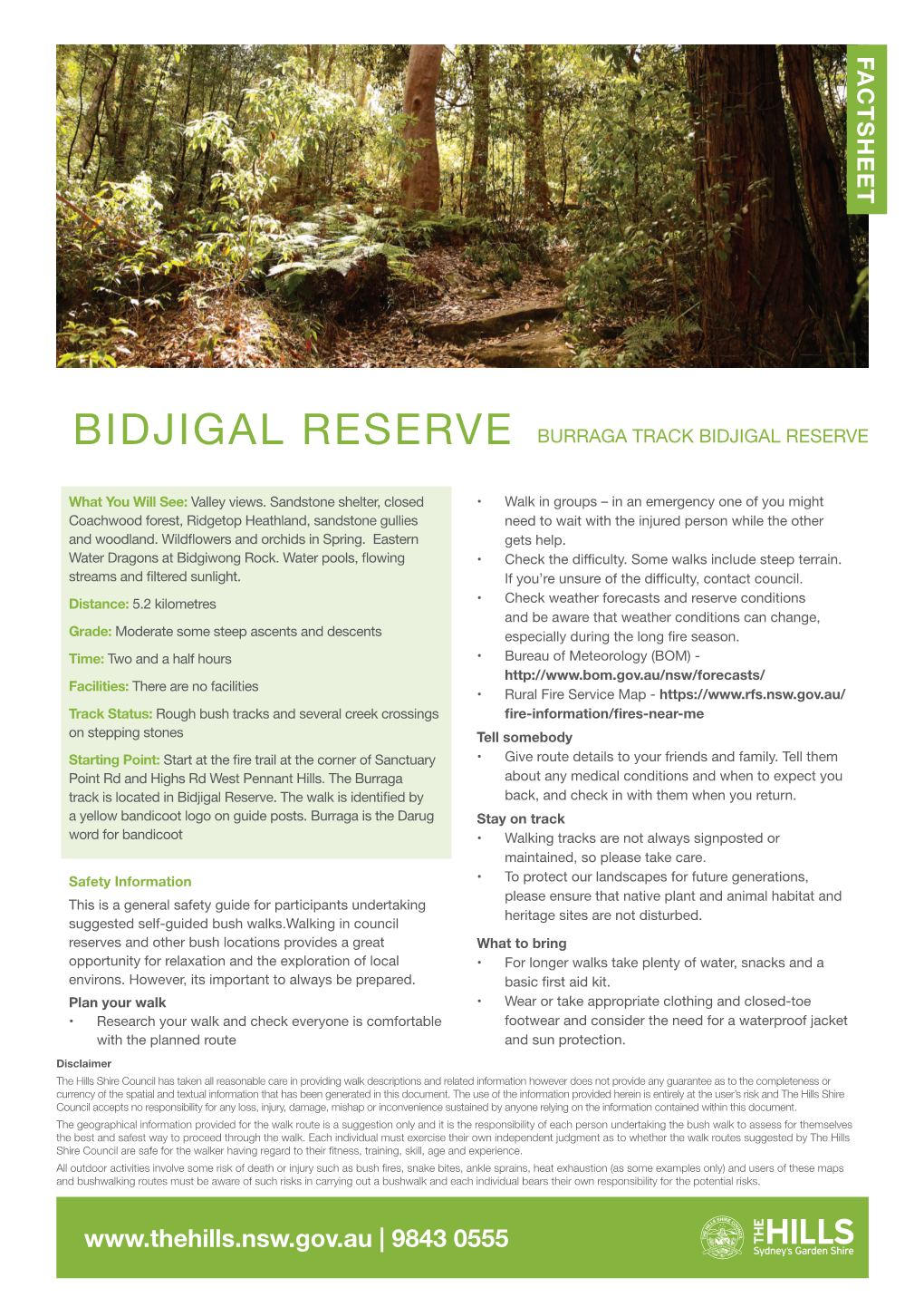 Bidjigal Reserve Burraga Track Bidjigal Reserve