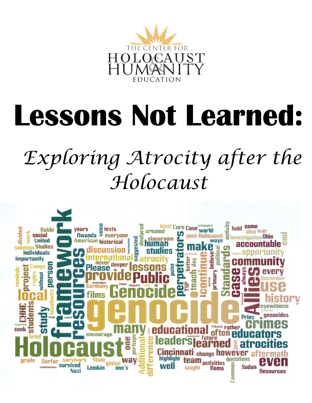Lessons Not Learned: Exploring Atrocity After the Holocaust