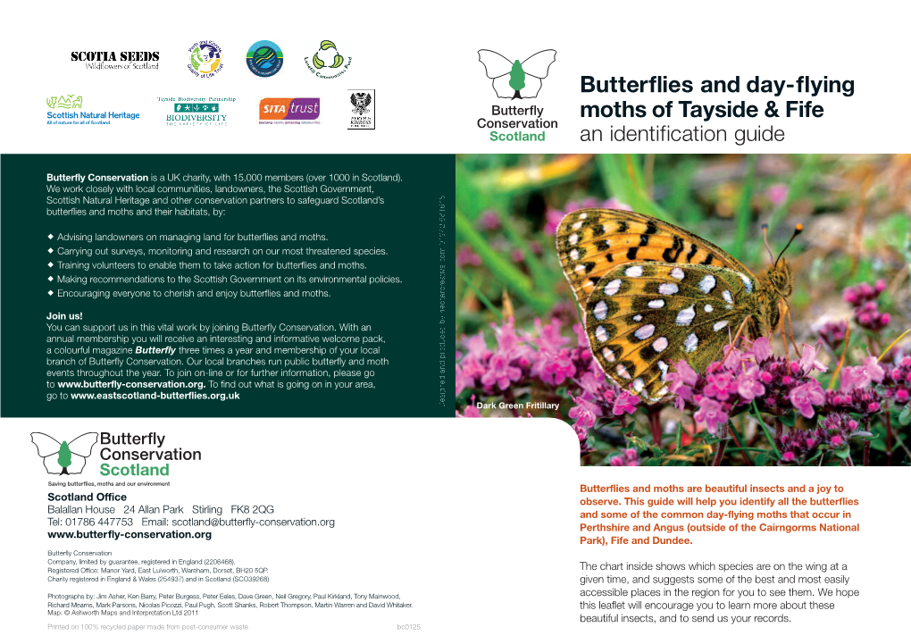 Butterflies and Day-Flying Moths of Tayside & Fife