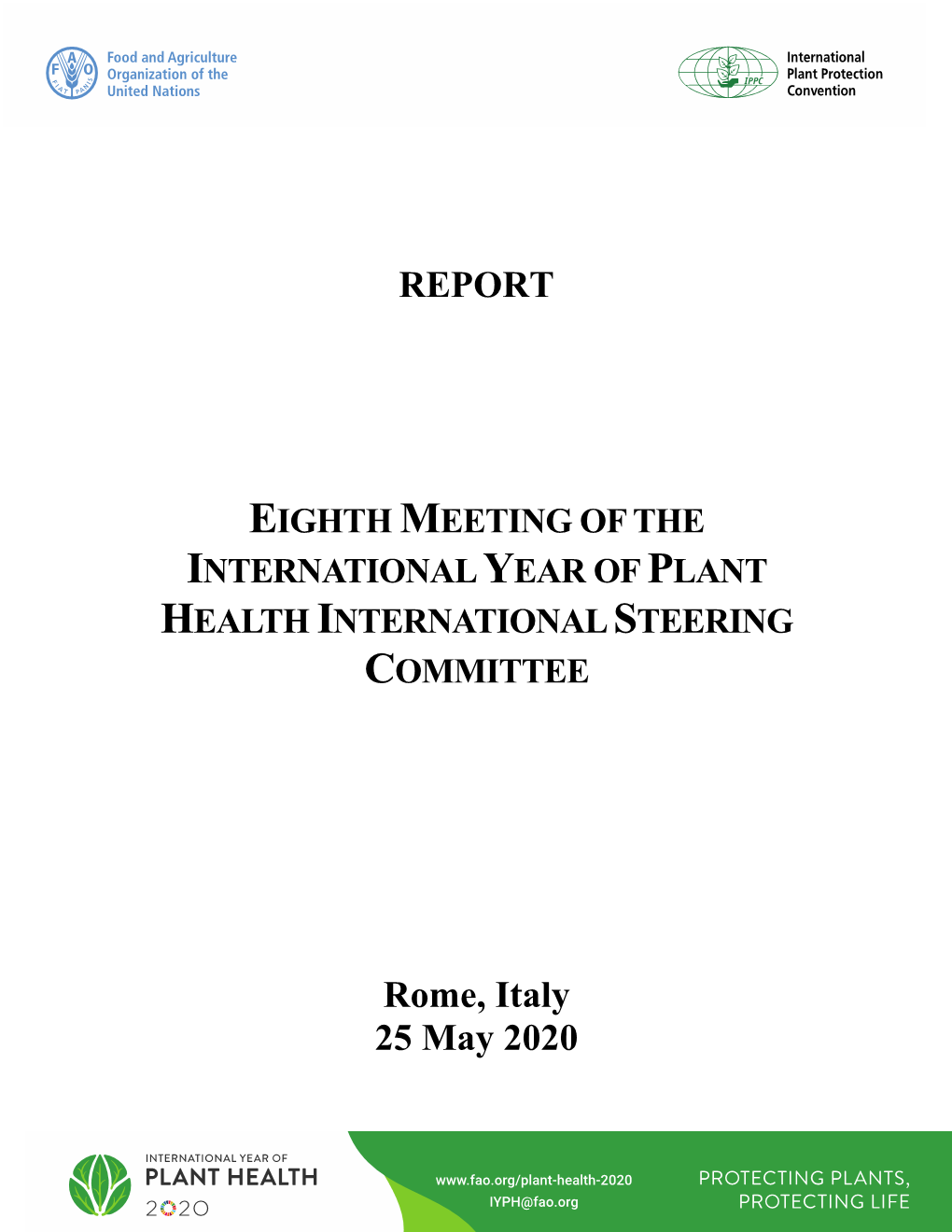 Link to Report of Eighth IYPH