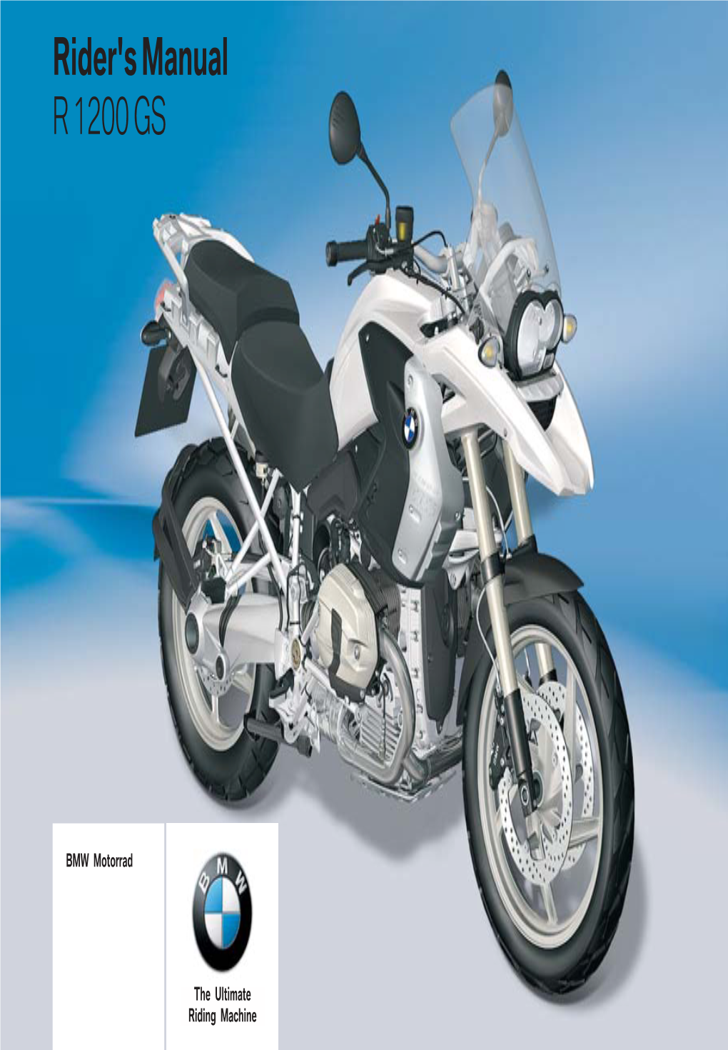 Rider S Manual R 1200 GS