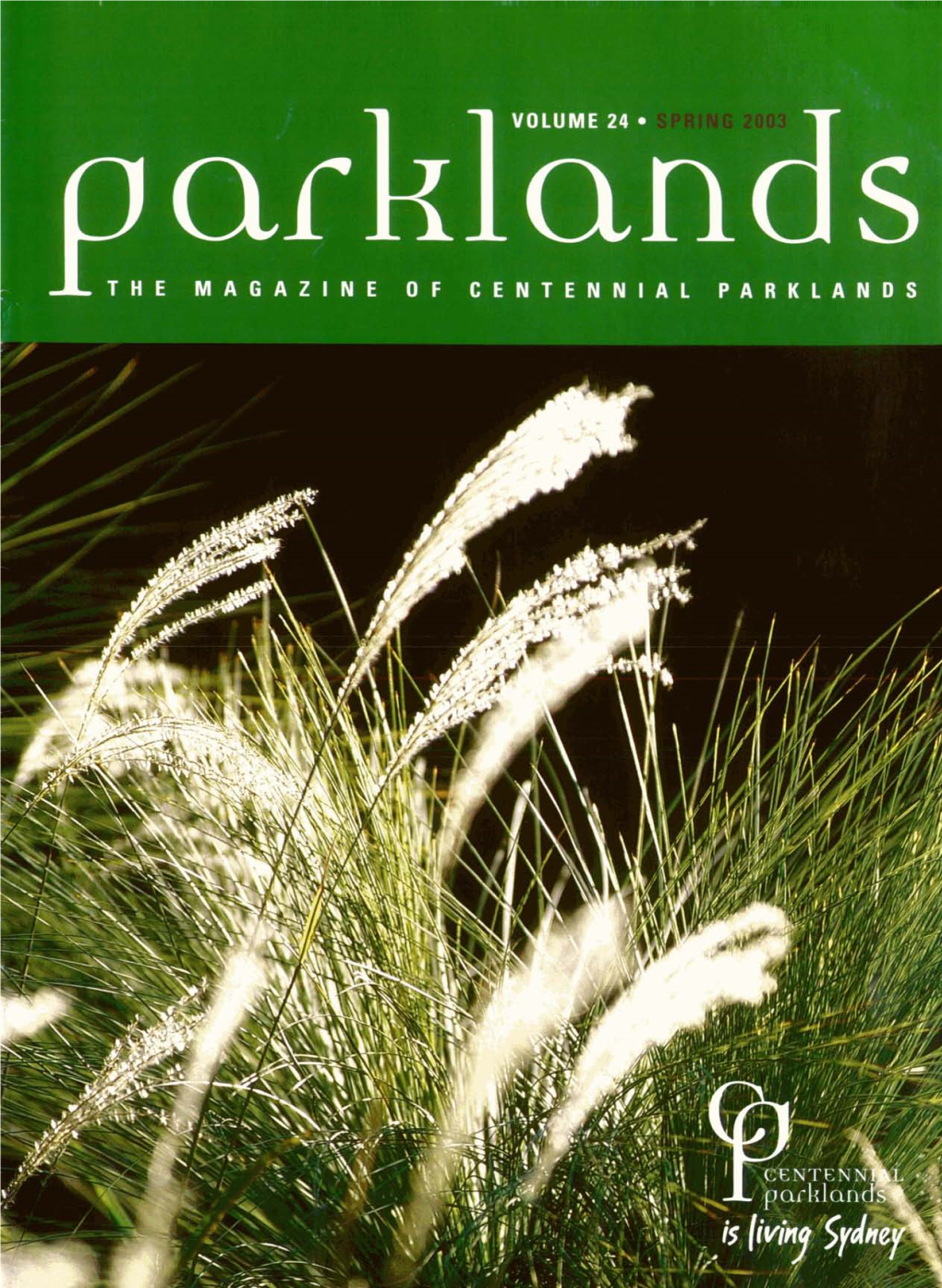 Parklands Volume 24 Spring 2003