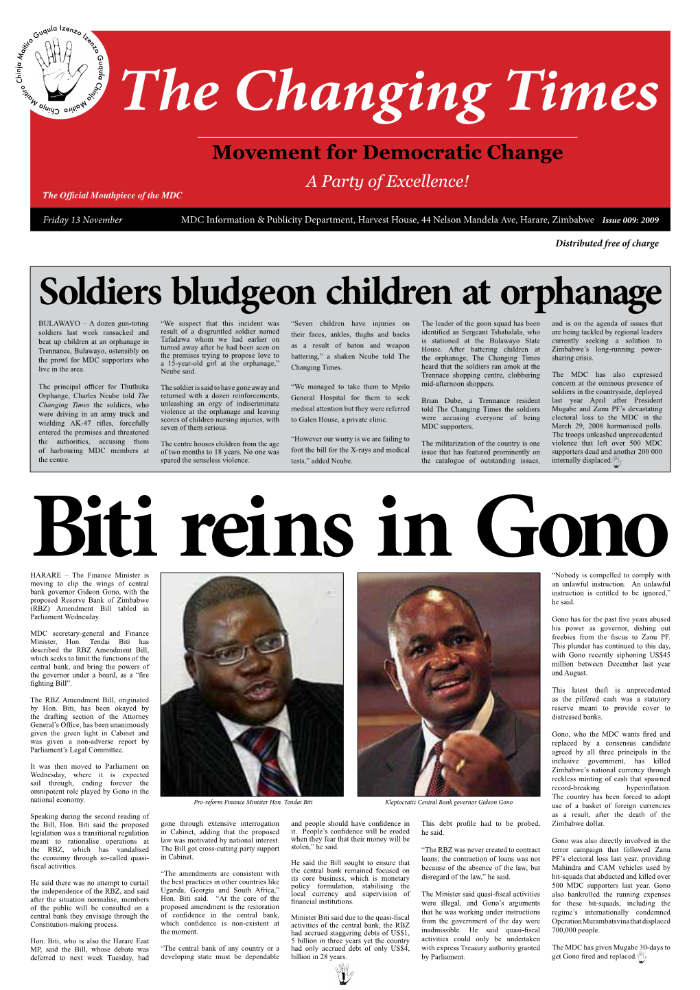 Soldiers Bludgeon Children at Orphanage