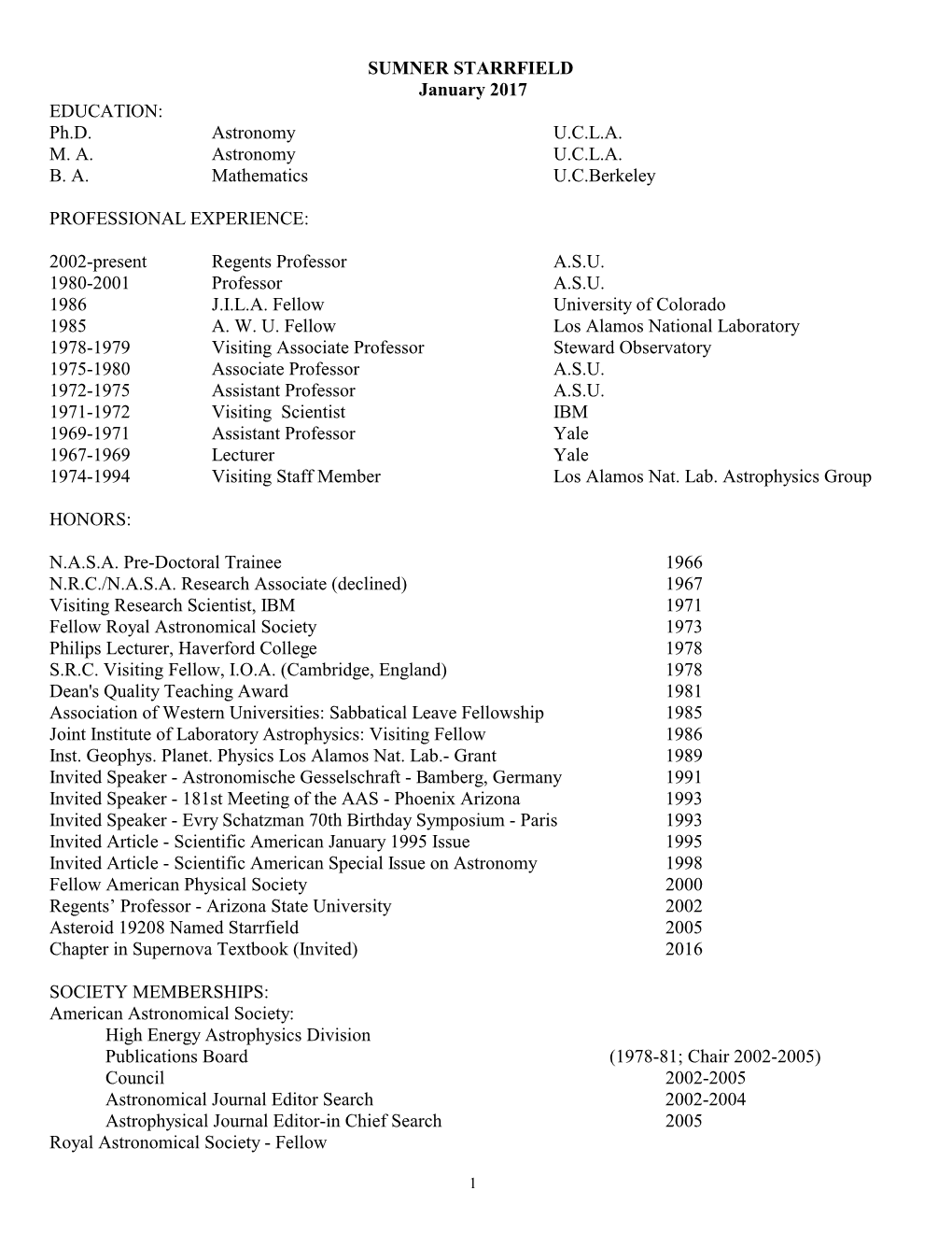 Curriculum Vitae