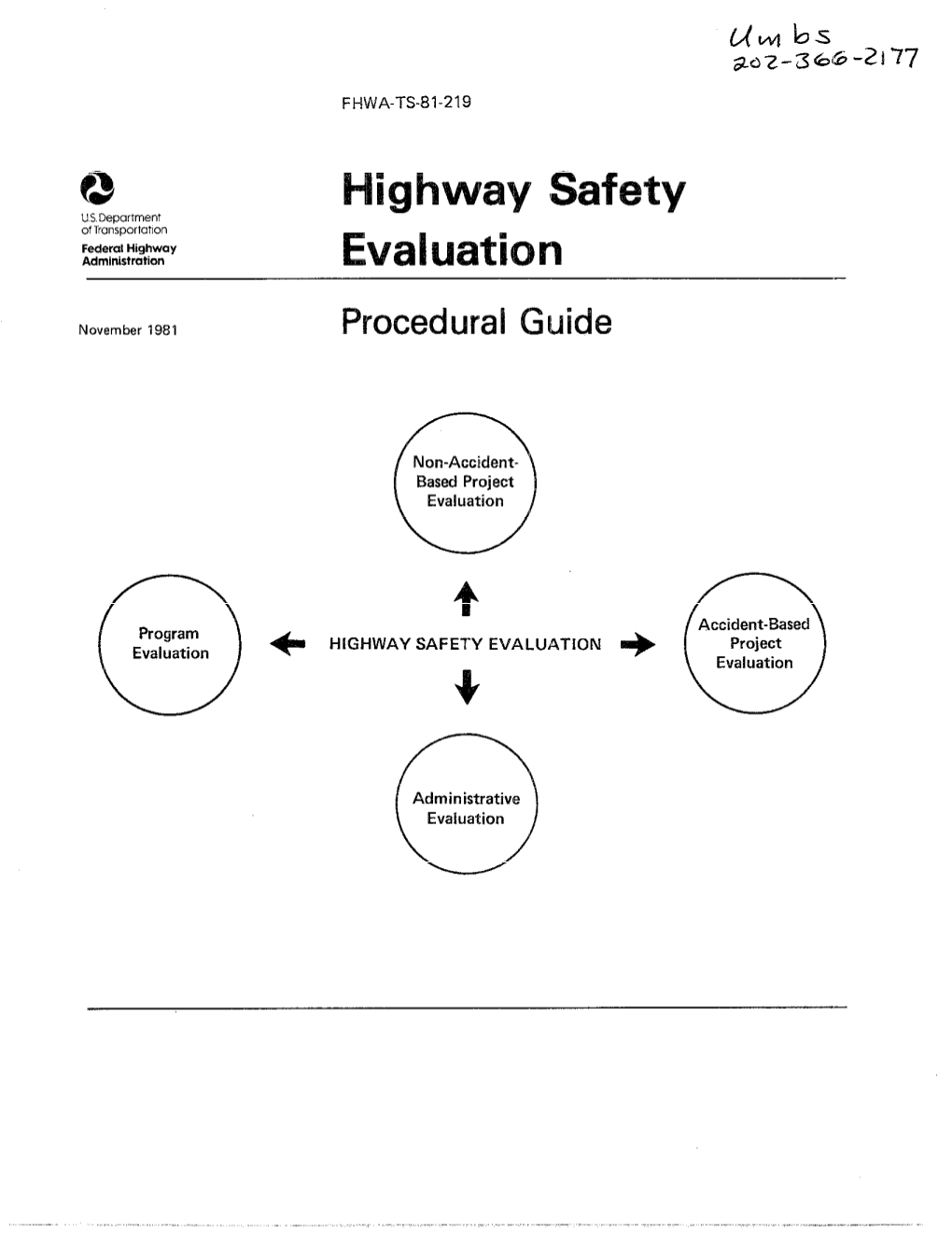 HIGHWAY SAFETY EVALUATION + Project Evaluation Evaluation