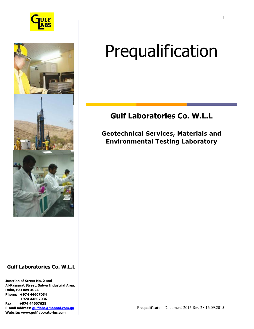 Prequalification