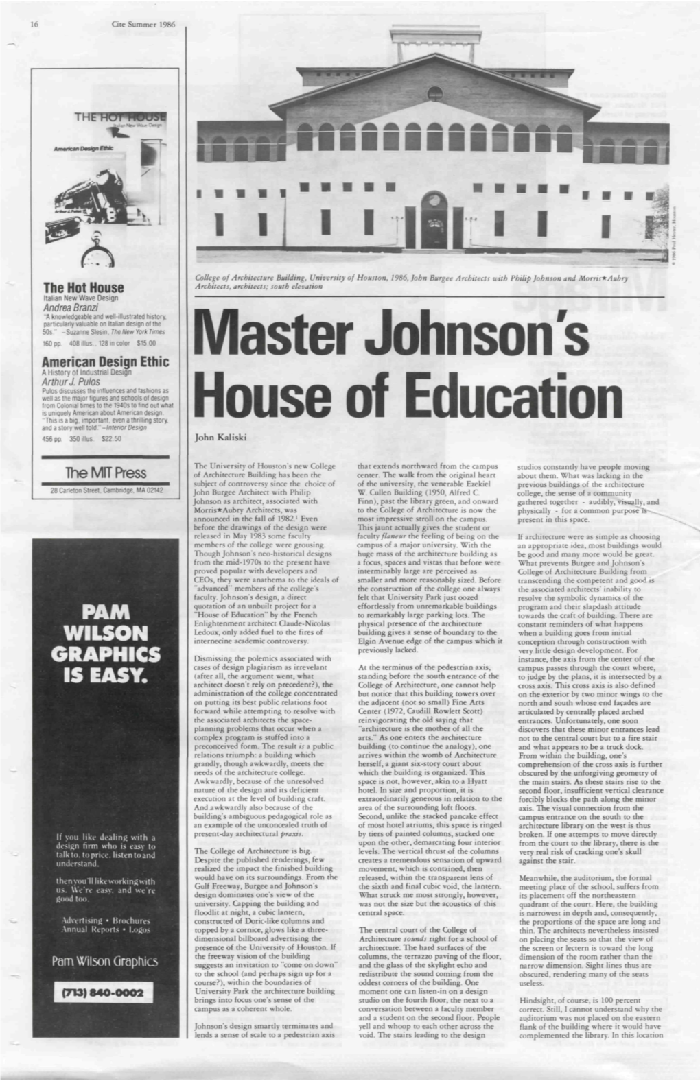 Master Johnson's House of Education