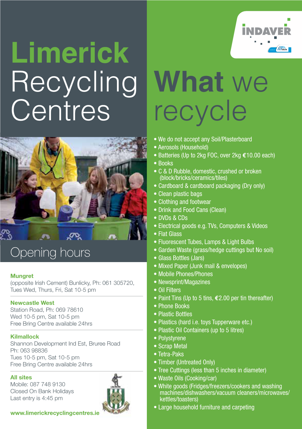 Recycling Centre Leaflet