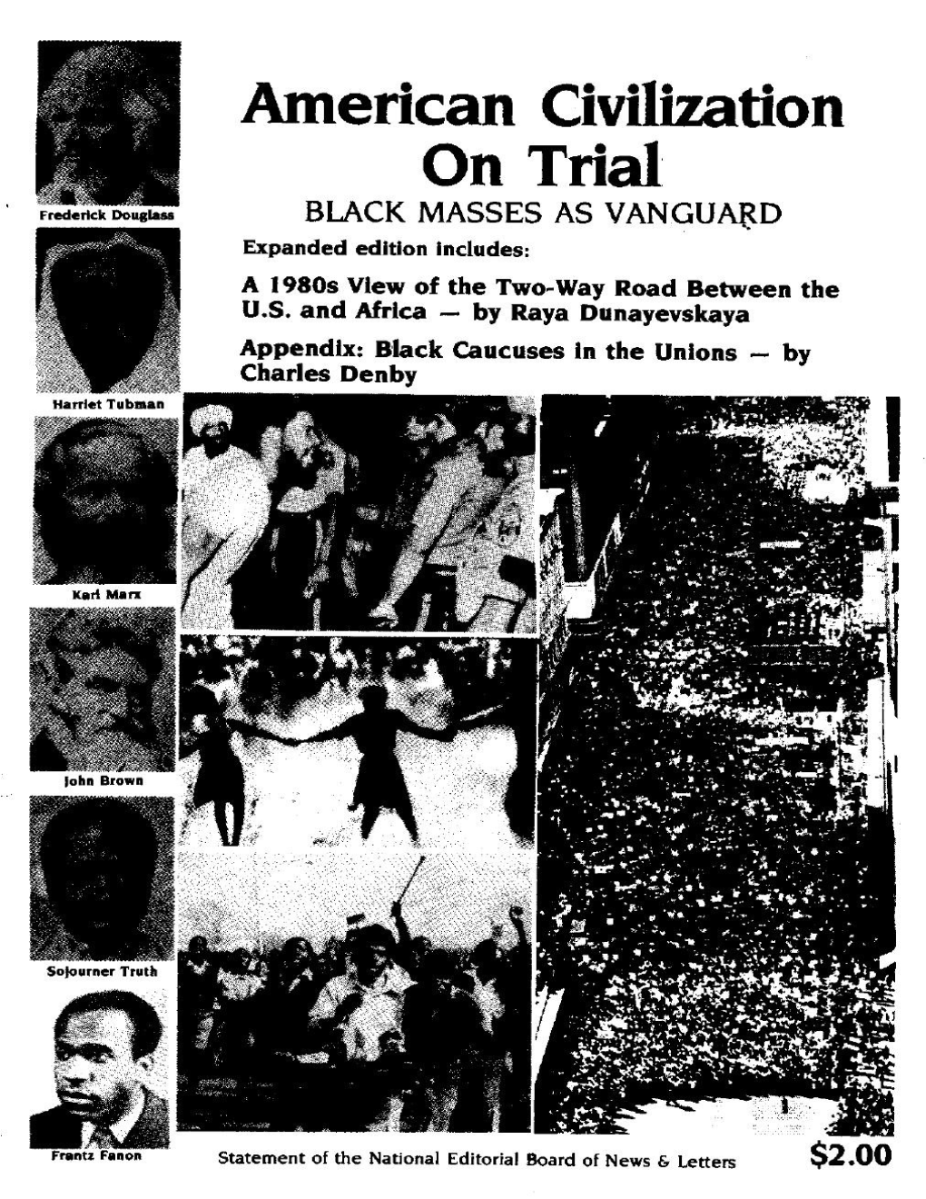 American Civilization on Trial BLACK MASSES AS VANGUARD
