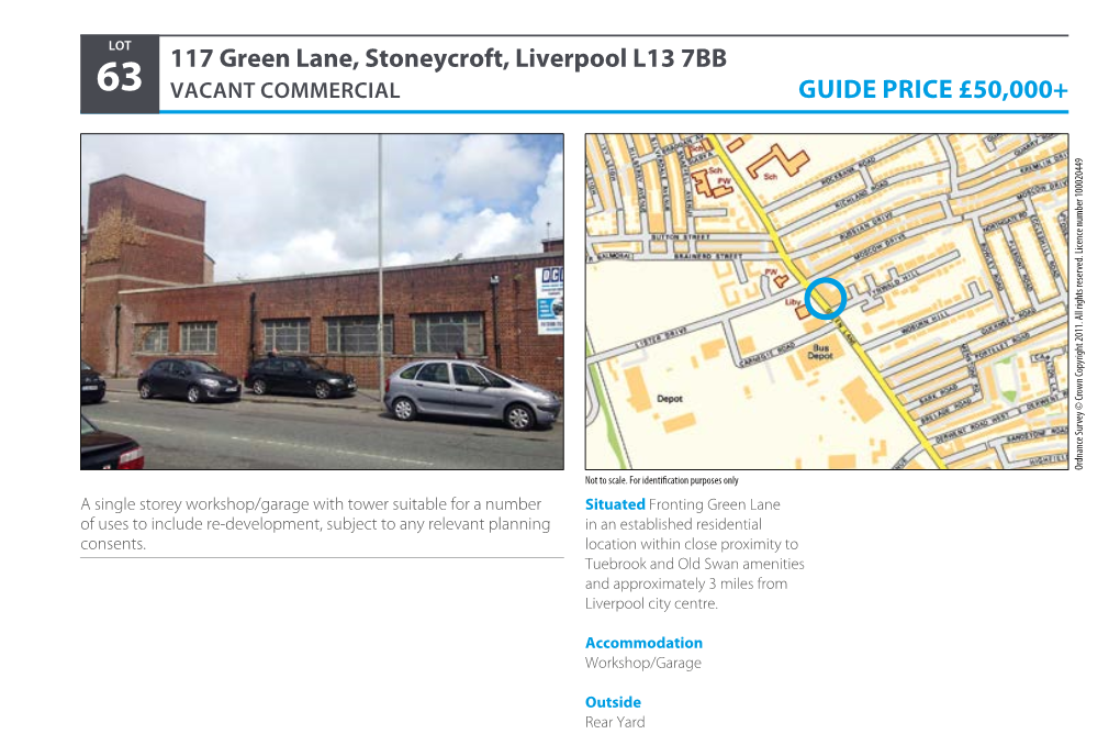 117 Green Lane, Stoneycroft, Liverpool L13 7BB GUIDE PRICE