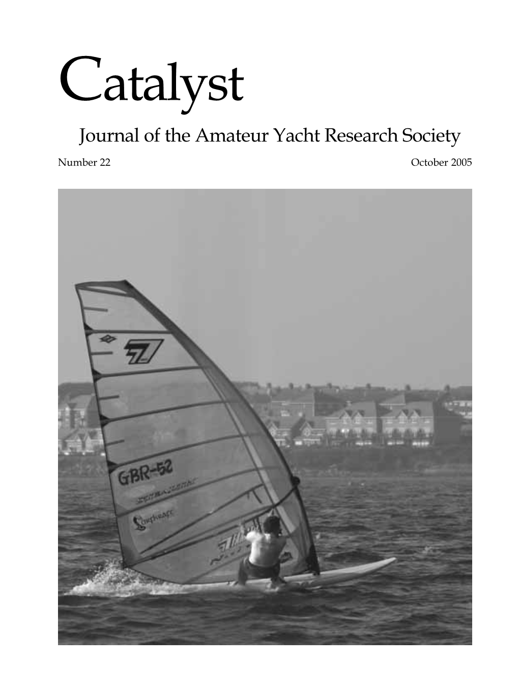 Catalyst Journal of the Amateur Yacht Research Society