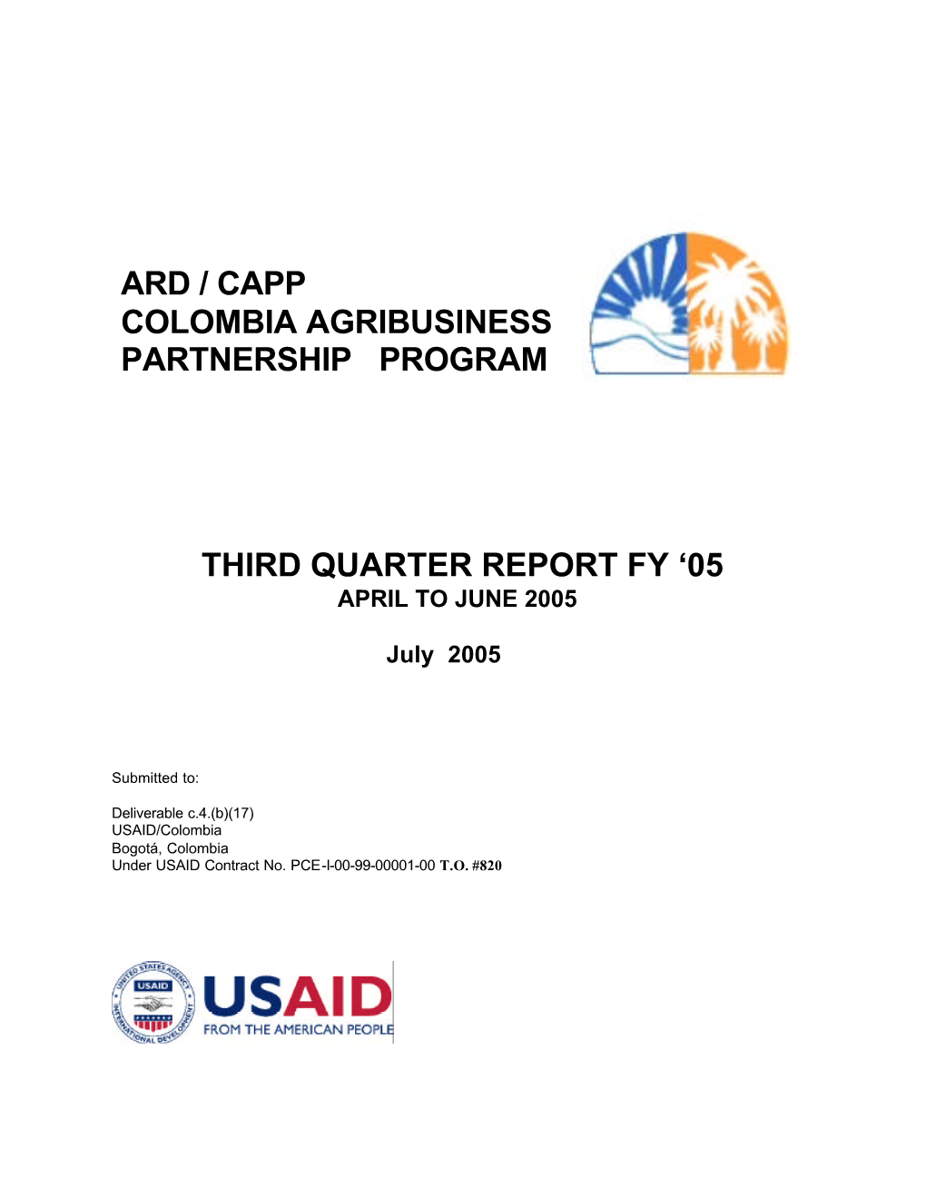 05 Ard / Capp Colombia Agribusiness