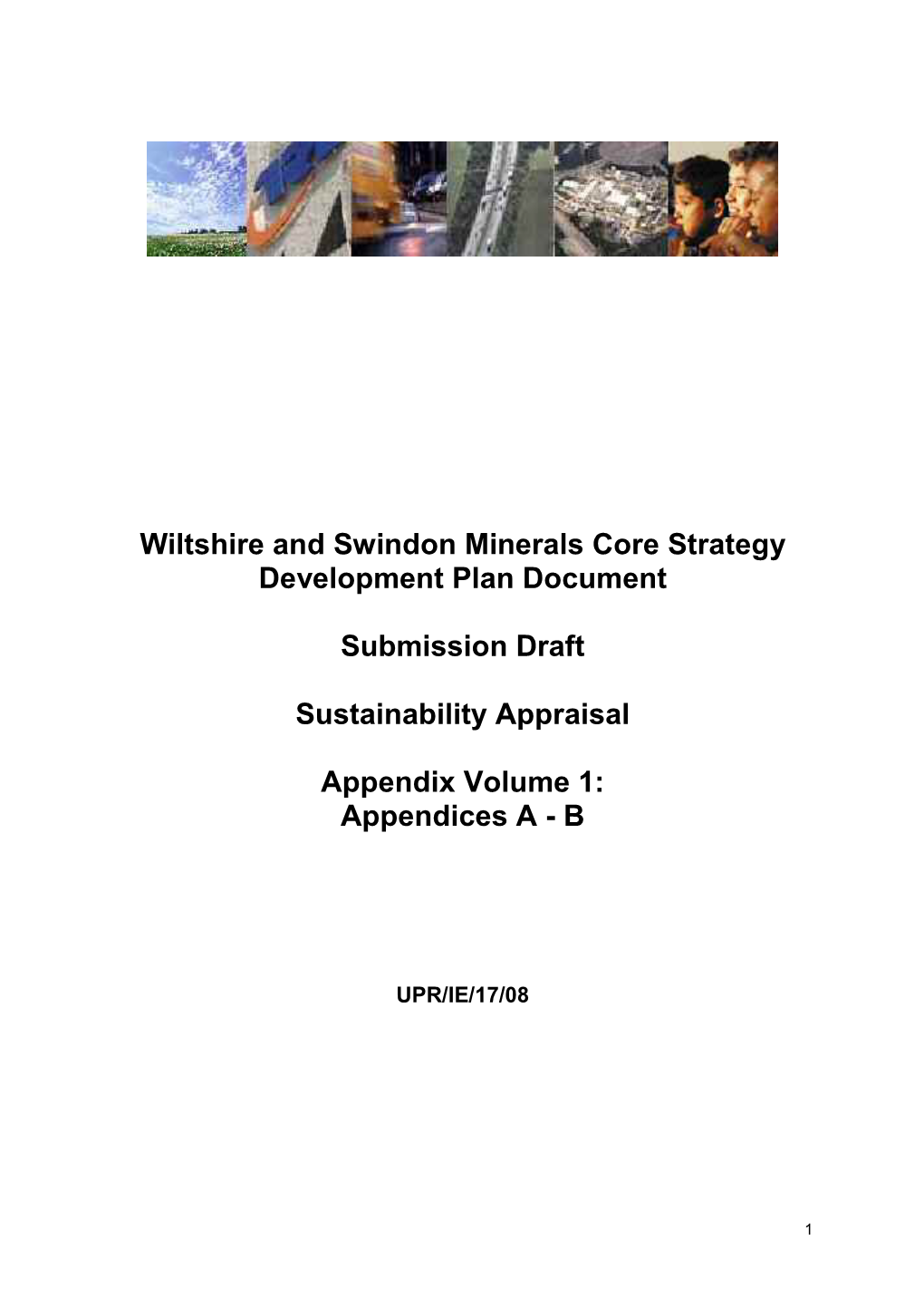 Minerals Core Strategy Final Sustainability