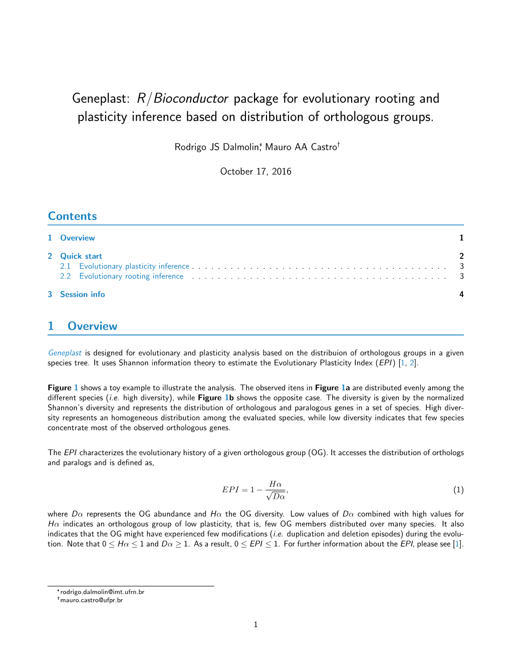 Geneplast: R/Bioconductor Package for Evolutionary Rooting and Plasticity Inference Based on Distribution of Orthologous Groups