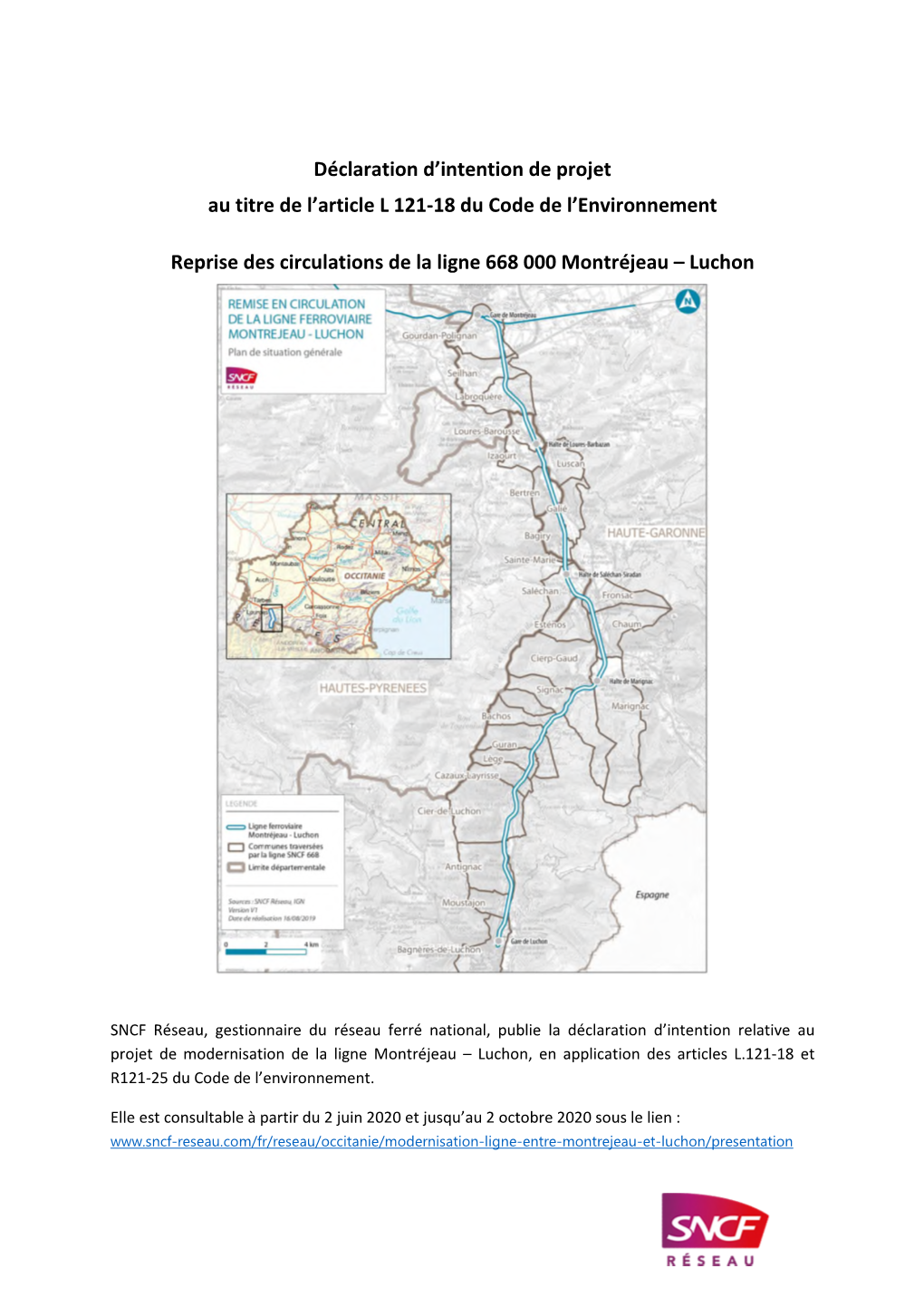 Télécharger La Déclaration D'intention Montréjeau-Luchon