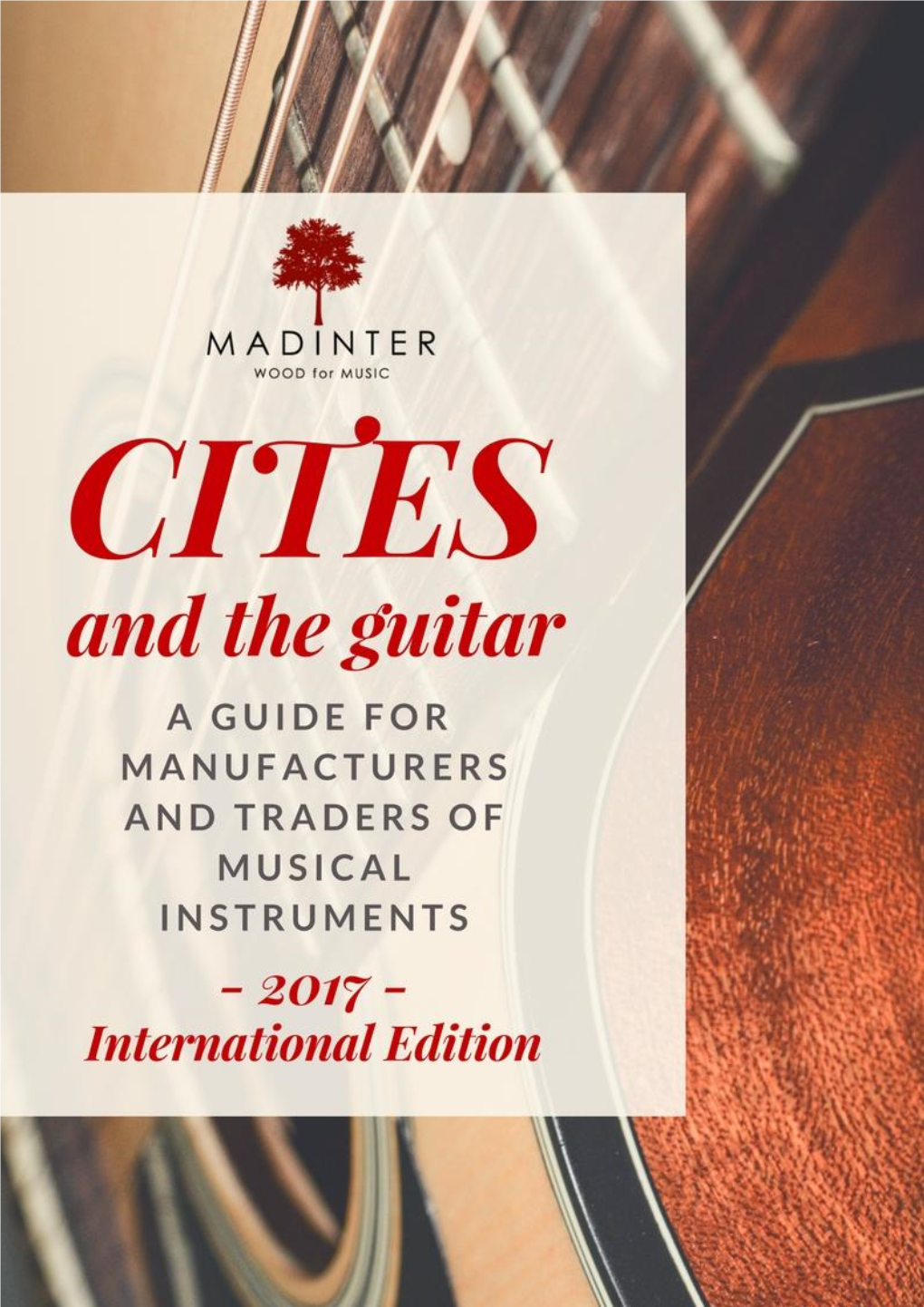 CITES and the Guitar 2017 International