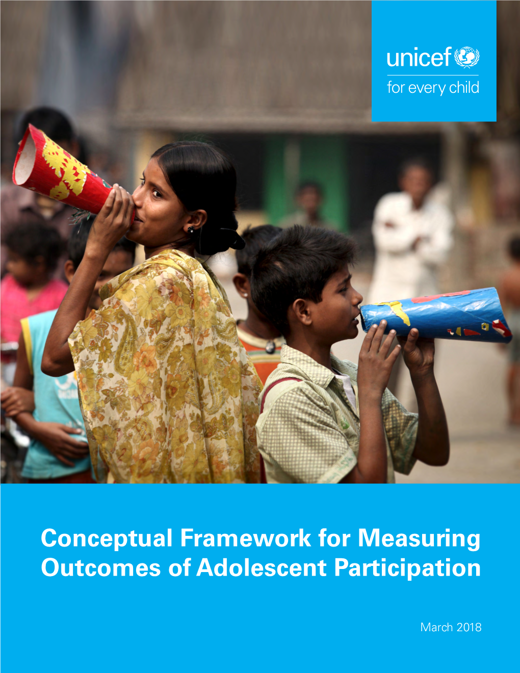 Conceptual Framework for Measuring Outcomes of Adolescent Participation