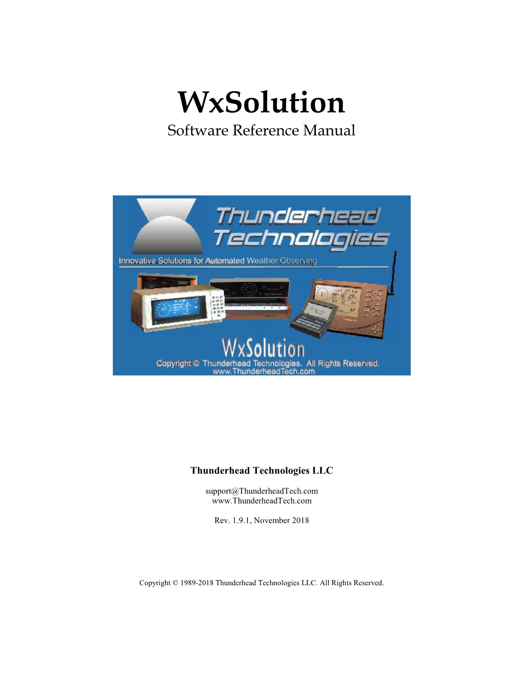 Wxsolution Reference Manual 2