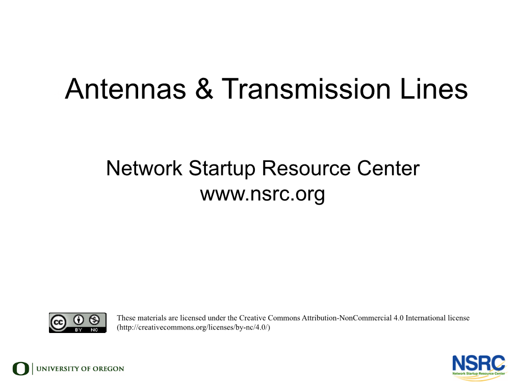 *Antennas & Transmission Lines