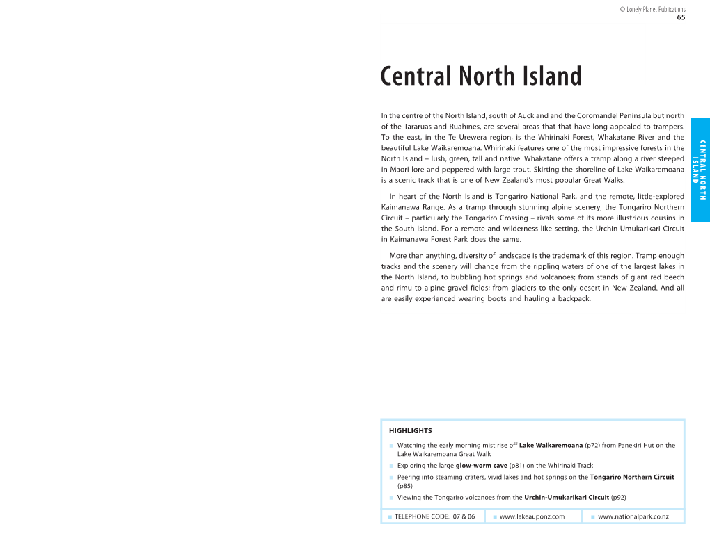 Central North Island 65