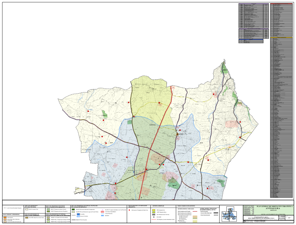 P.A-21 ! SGI EDAR Red Básica Articulación CLASIFICACIÓN DEL SUELO ESCALA: Suelo Urbano SNU-HRD Hábitat Rural Diseminado SNUEP-CS Complejo Serrano Del PEPMF