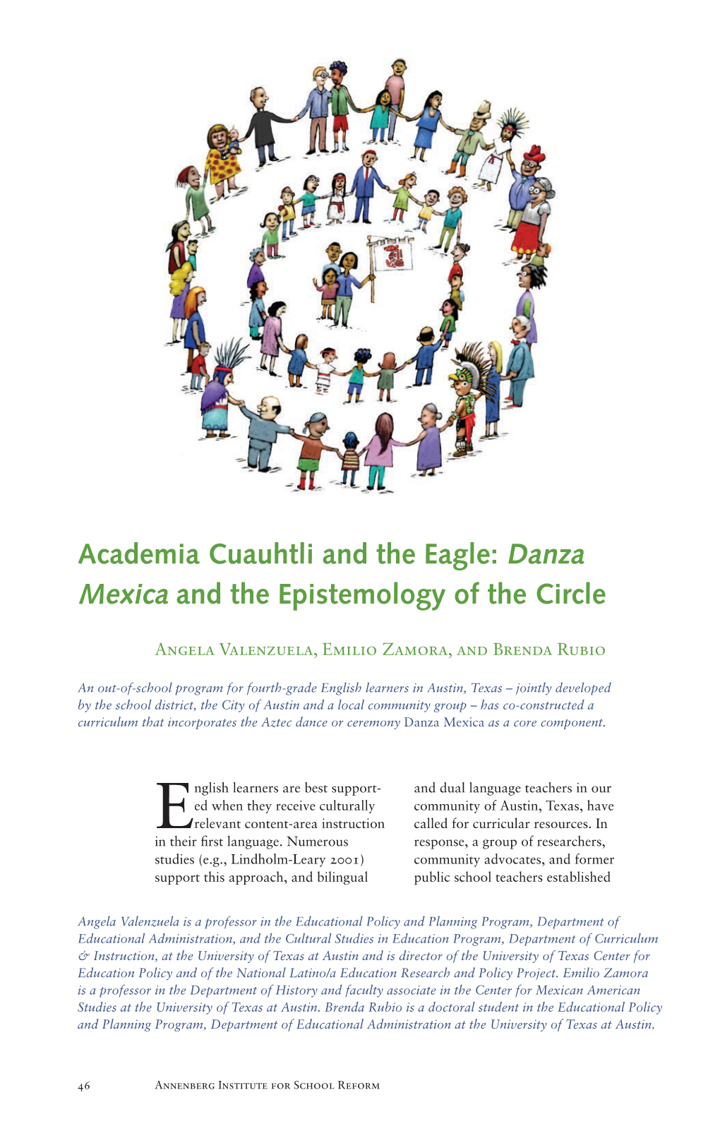 Academia Cuauhtli and the Eagle: Danza Mexica and the Epistemology of the Circle