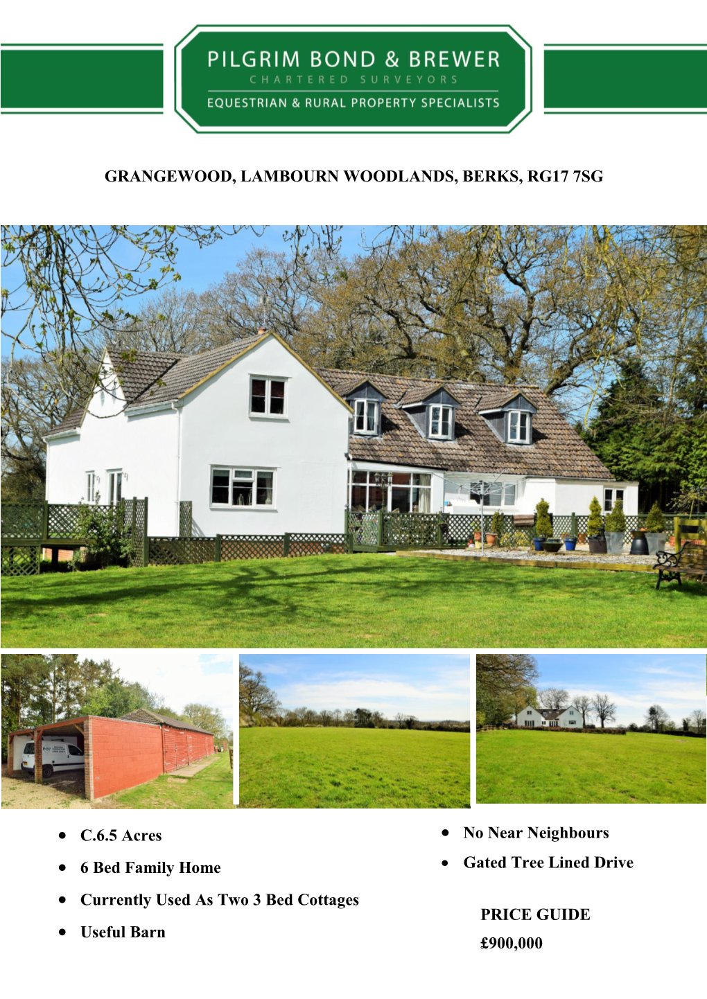 Grangewood, Lambourn Woodlands, Berks, Rg17 7Sg