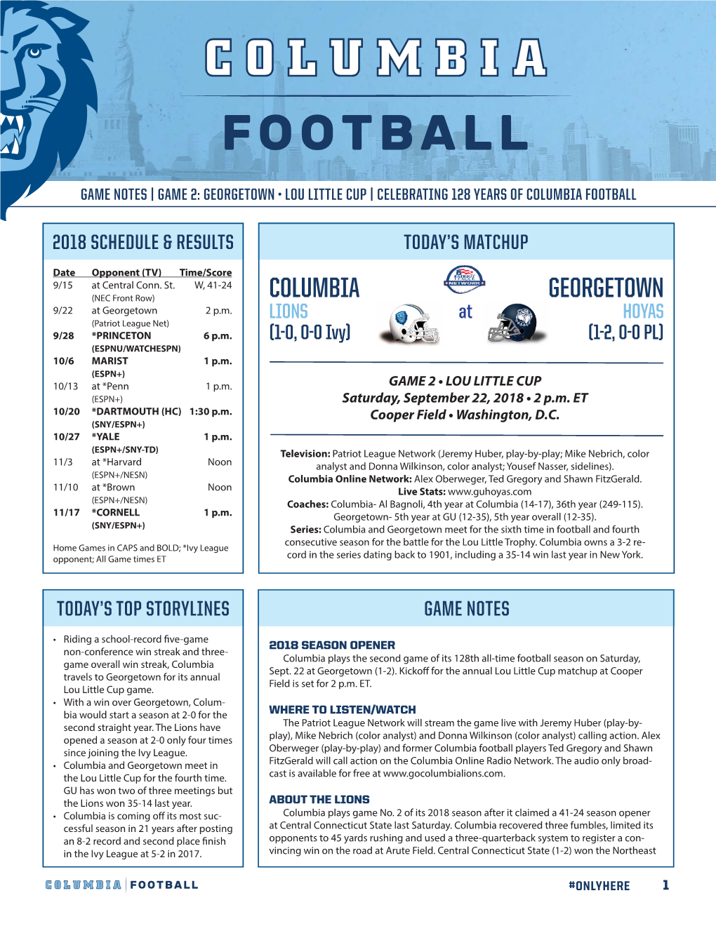 Game Notes Template 2018.Indd