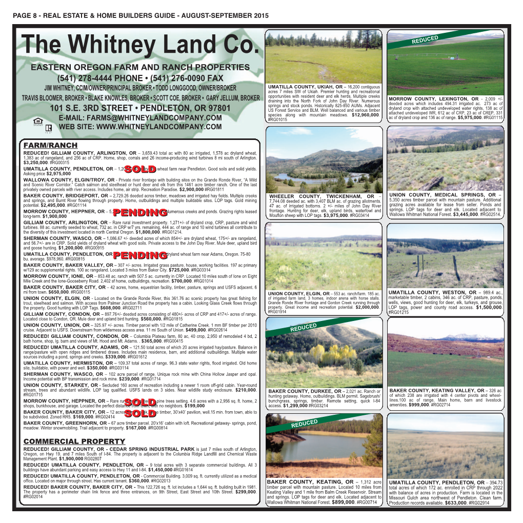 The Whitney Land Co