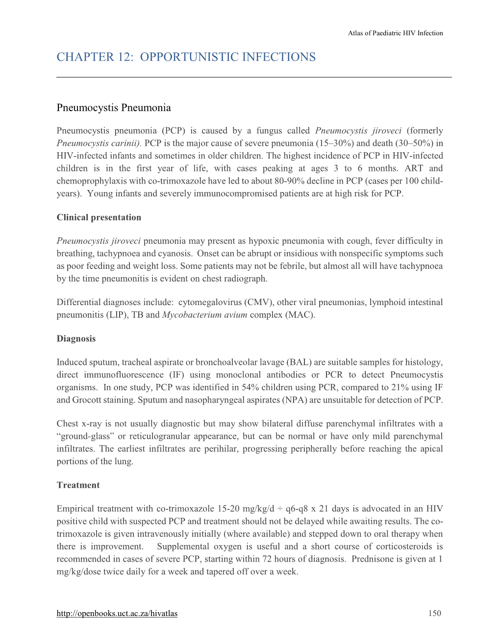 Chapter 12: Opportunistic Infections