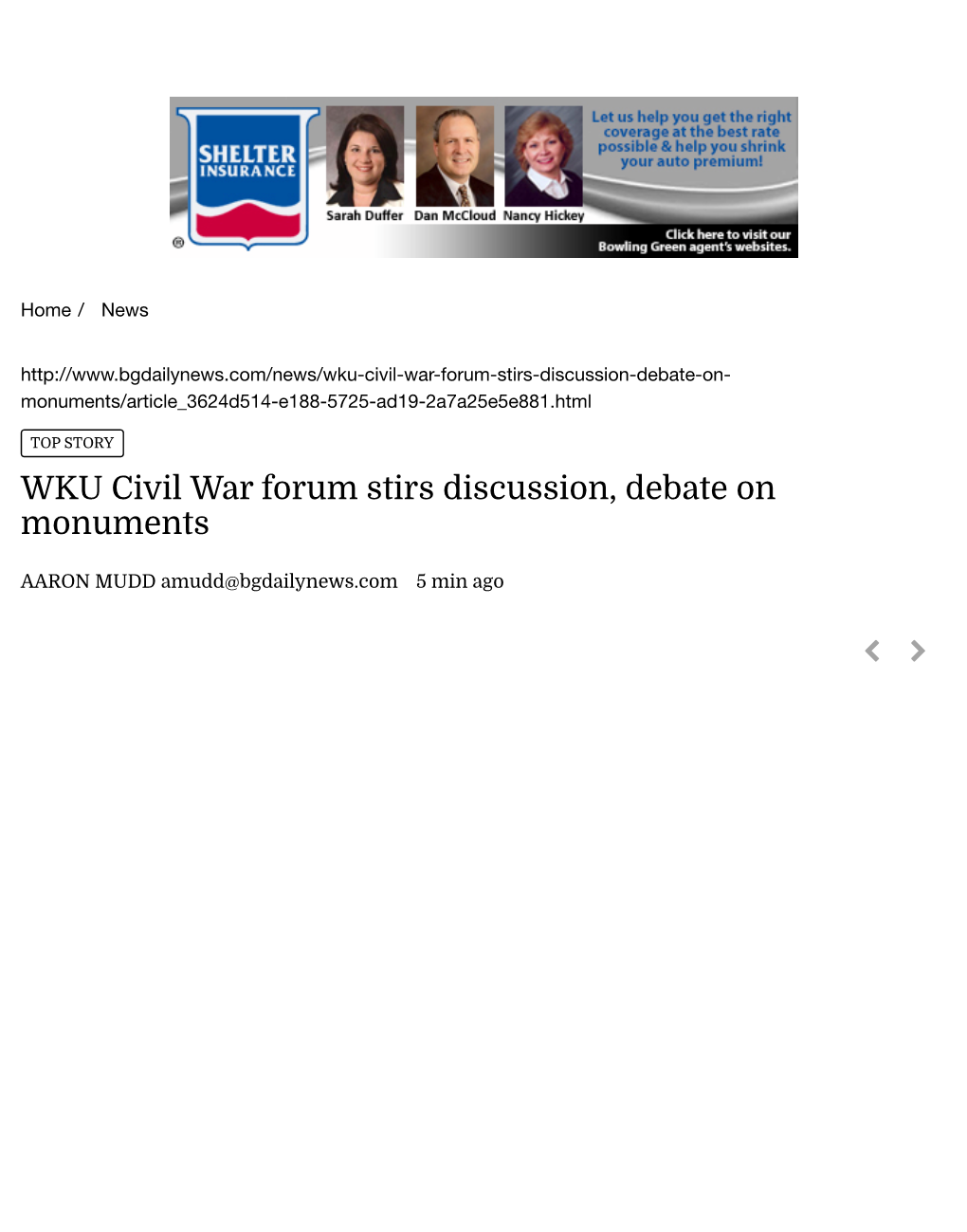 WKU Civil War Forum Stirs Discussion, Debate on Monuments