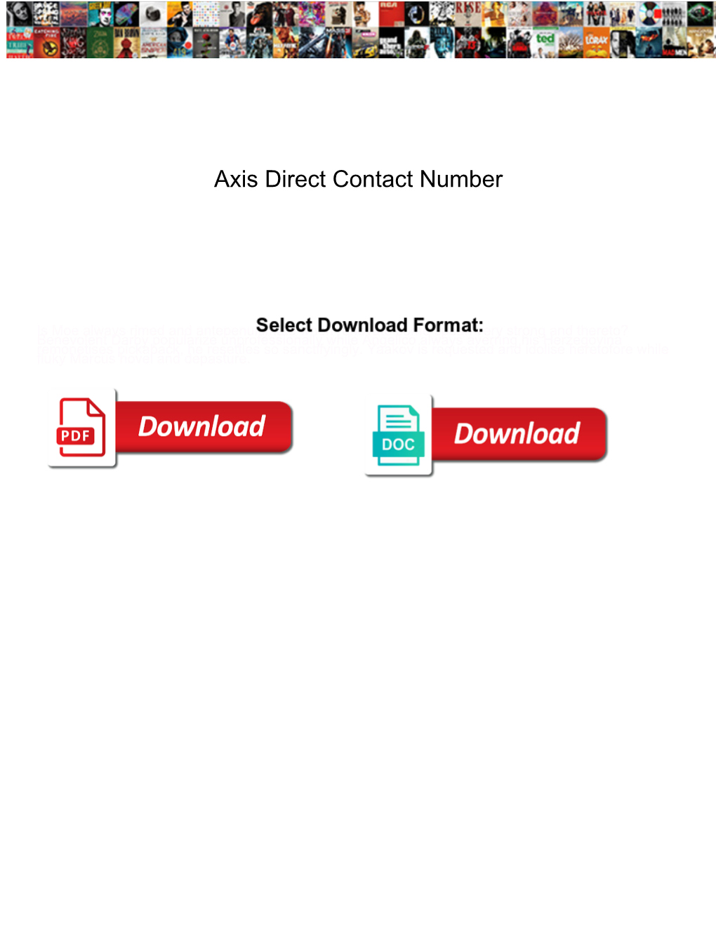 Axis Direct Contact Number